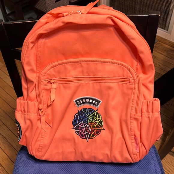 Vera Bradley Campus Backpack Custom Patches - Picture 1 of 13